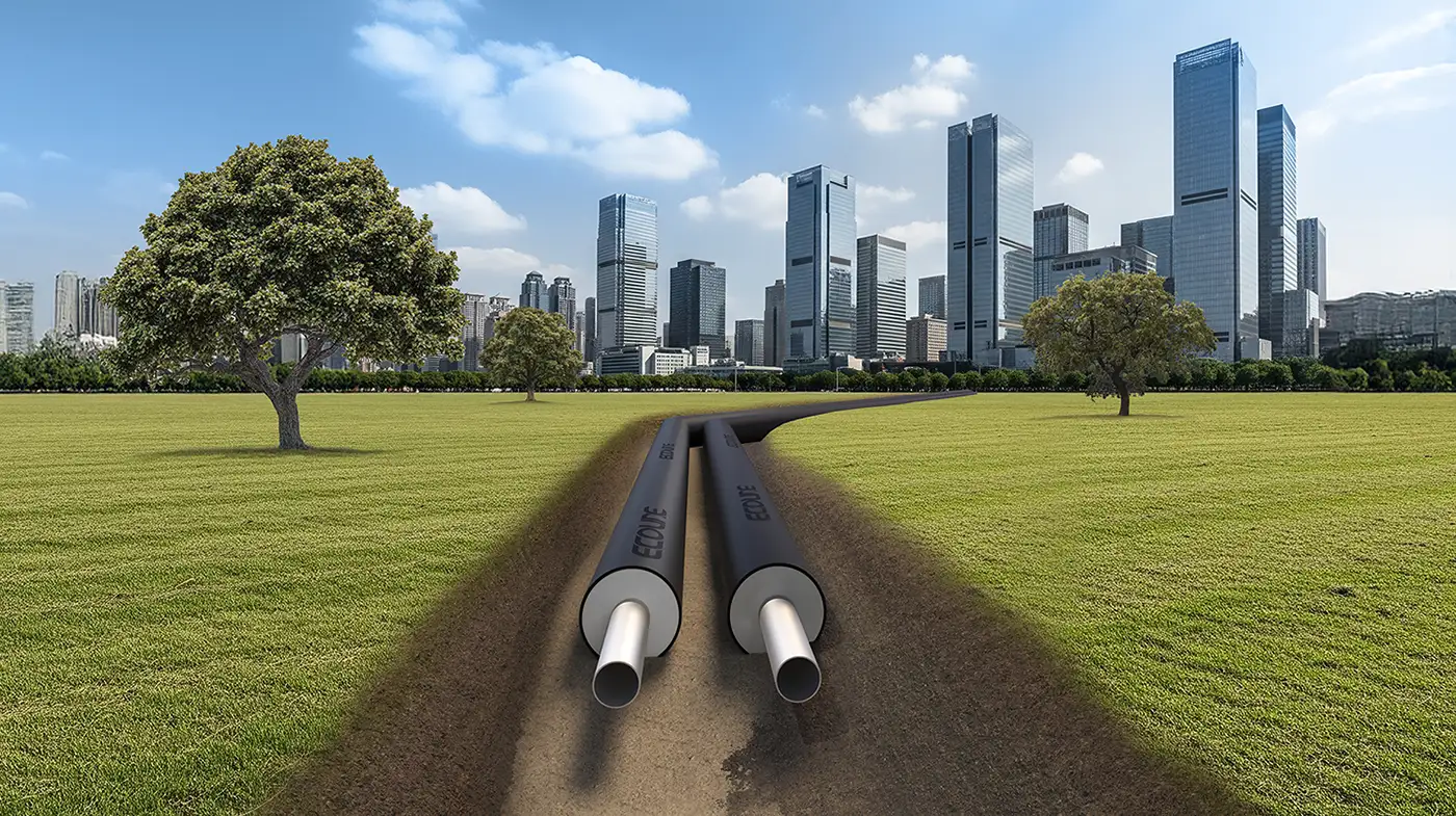 Ecoline – Tubi preisolati per reti urbane